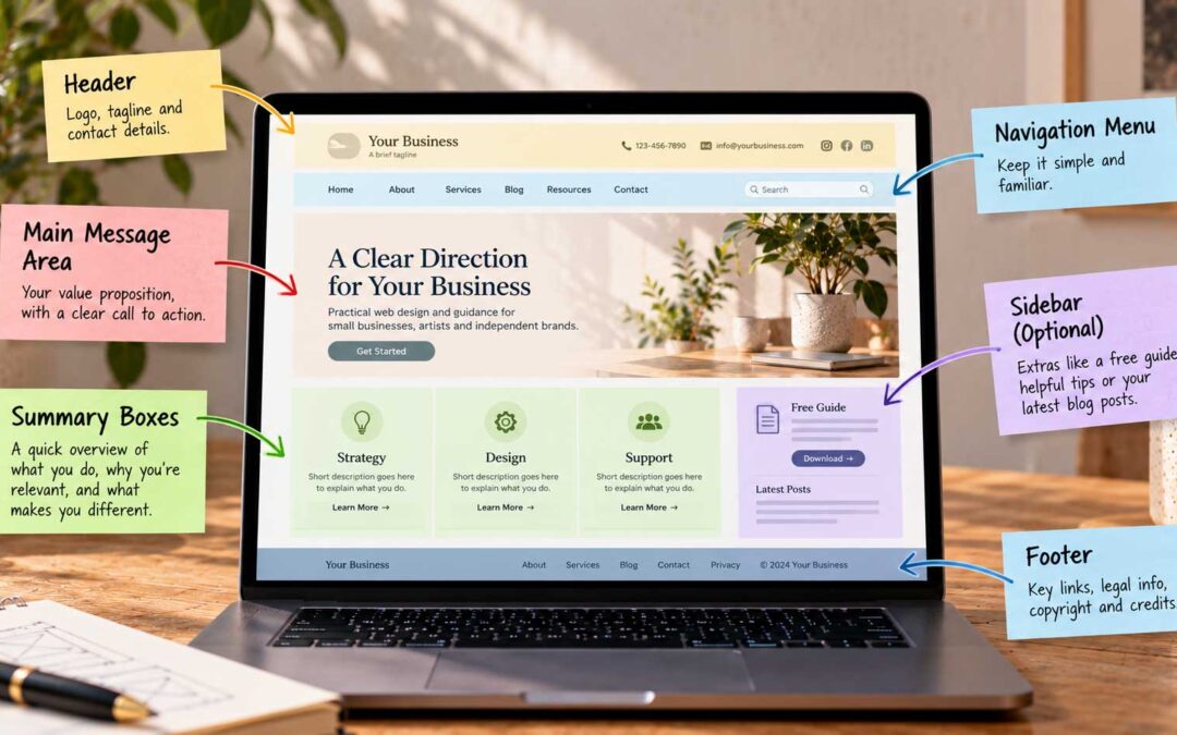 Anatomy of a Well-Planned Homepage