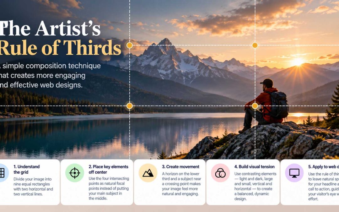 Applying the Rule of Thirds to a Homepage